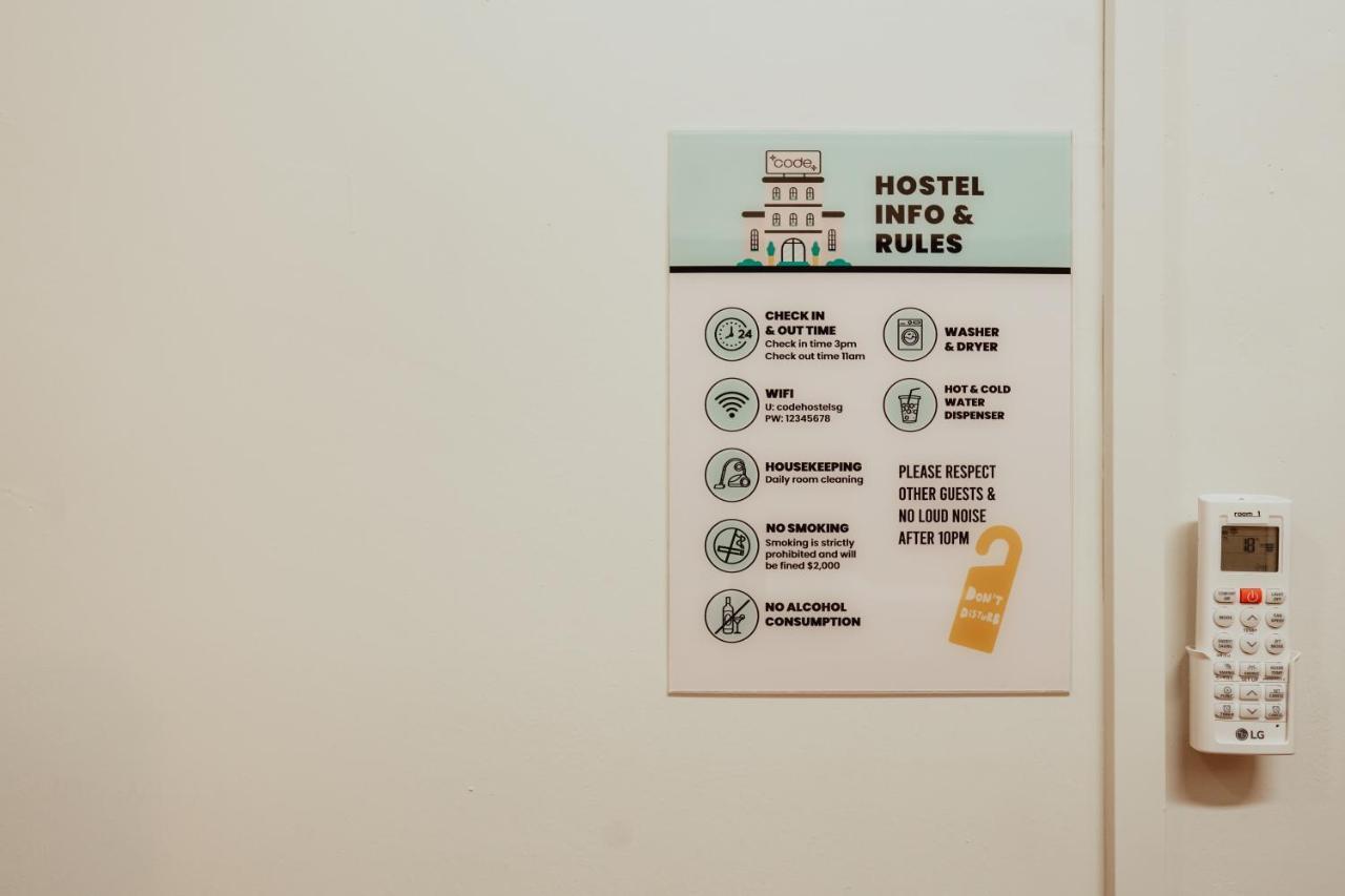 Code Hostel At Lavender Singapore Eksteriør bilde