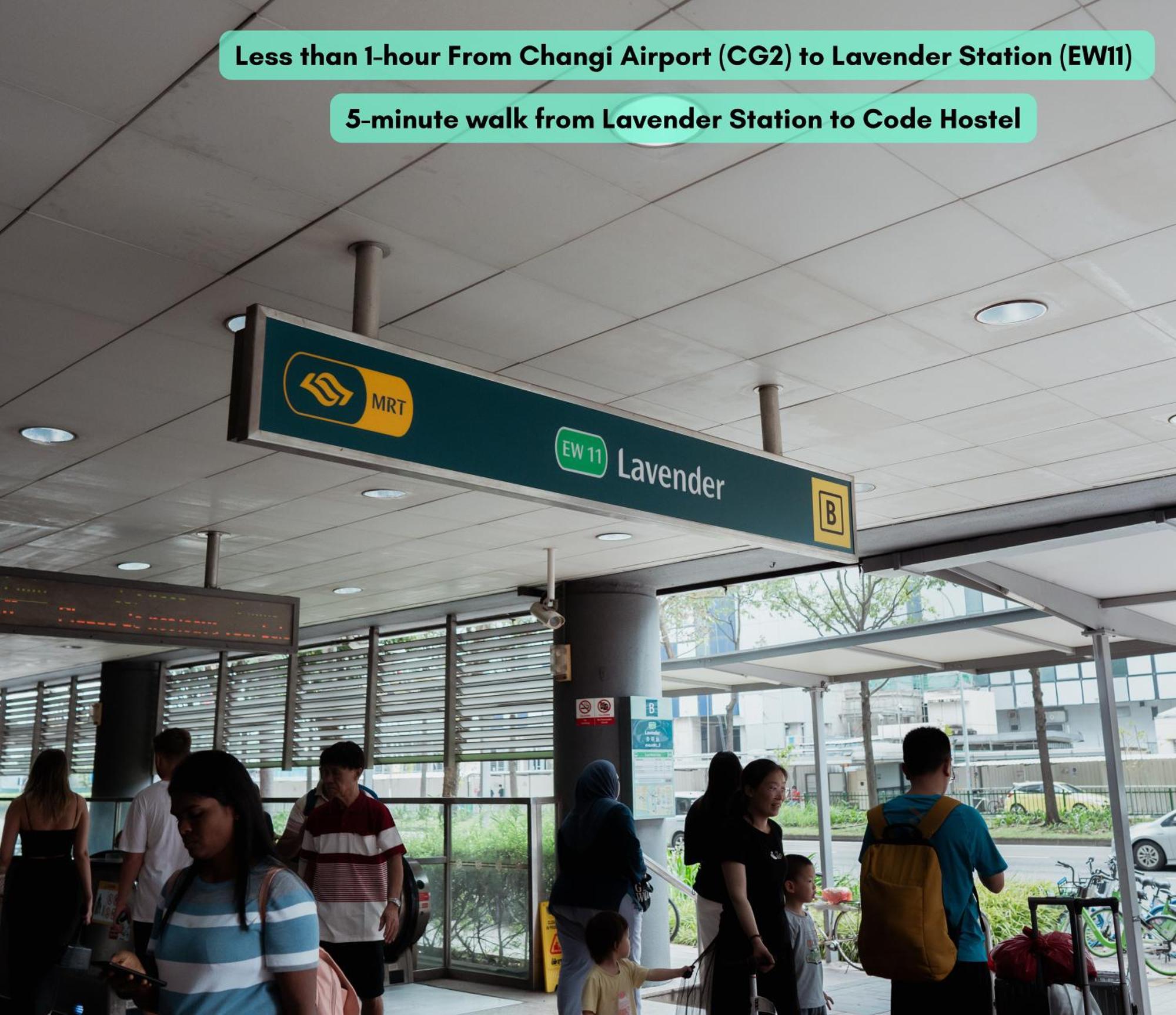 Code Hostel At Lavender Singapore Eksteriør bilde